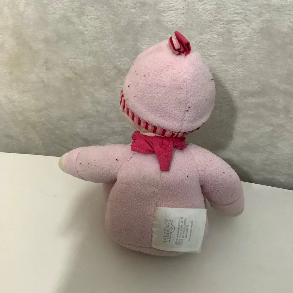Haba Snug Up Luisa  Soft Baby Doll Pink Plush Cuddly Toy 8